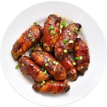 Bacon Wrapped Wing